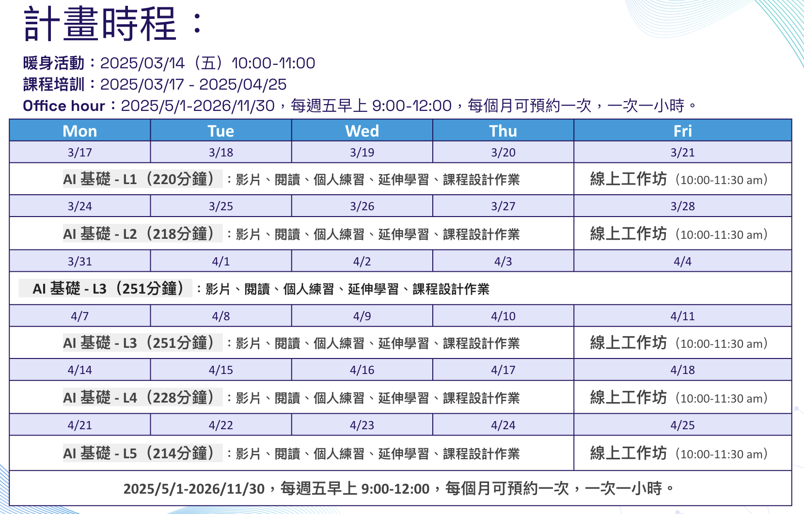 Read more about the article AI 麻瓜共學團培訓員準備開始上課囉
